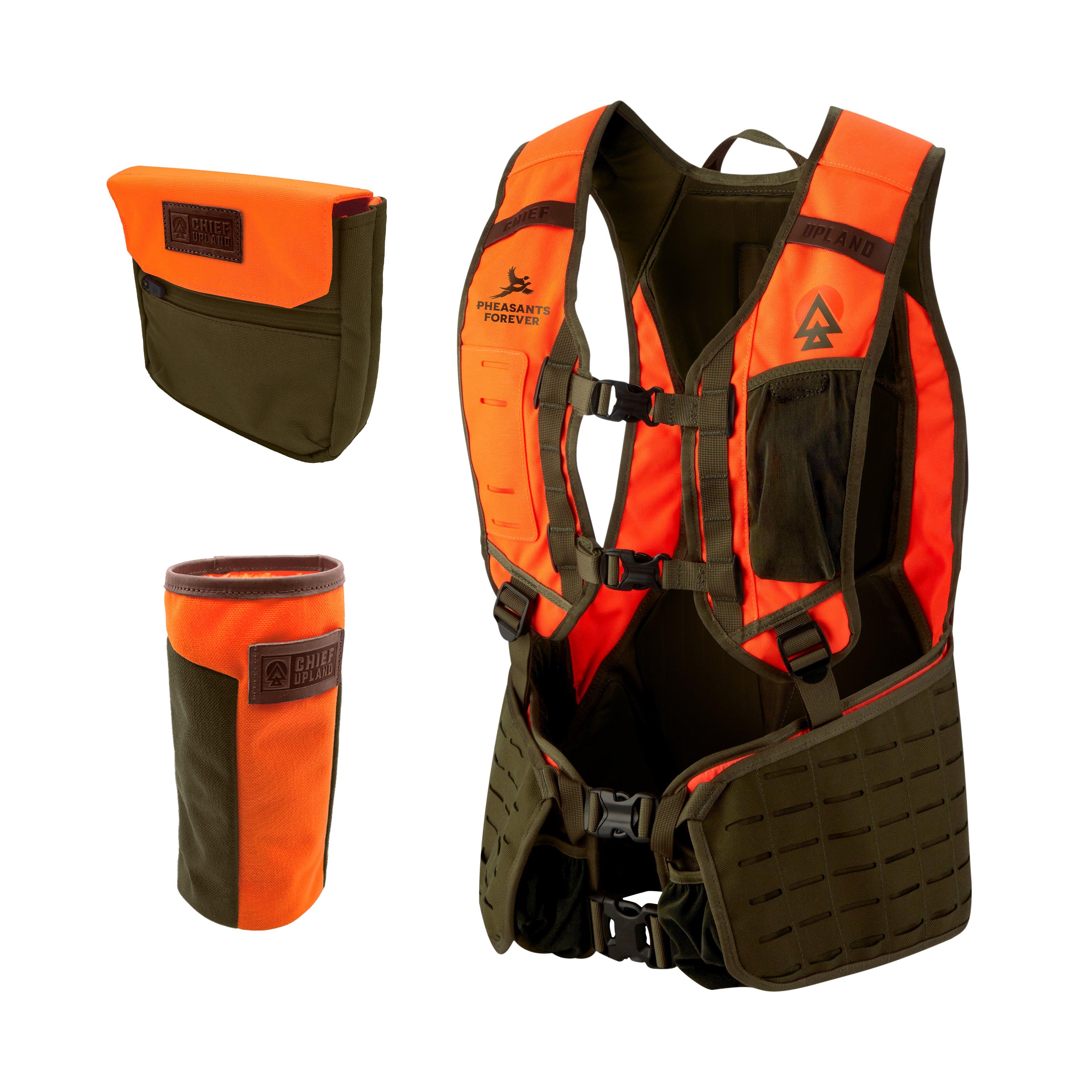 Chief Upland Pheasants Forever Over/Under Front-Loading Vest Bundle - Chief Upland