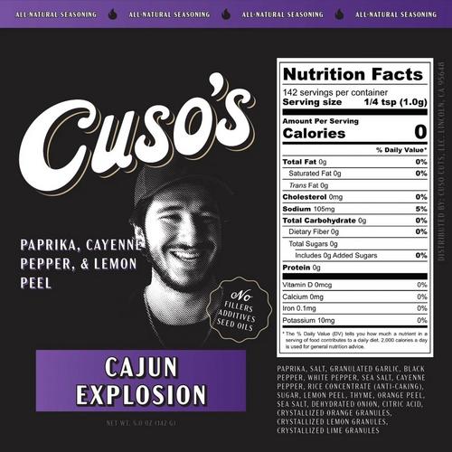 Cuso Cuts Cajun Explosion Rub - Primary Image