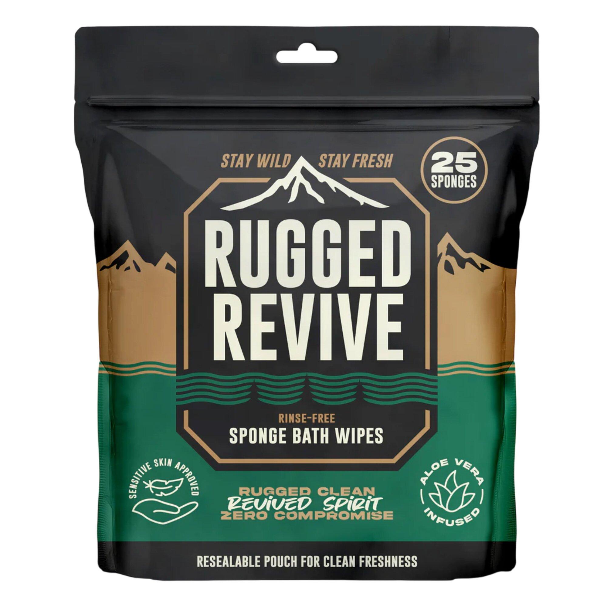 Rugged Revive Rinse Free Bath Sponge - Rugged Revive