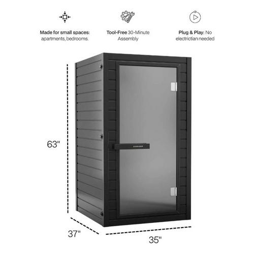 SaunaBox The SOLARA Full-Spectrum Infrared Sauna w/ Medical-Grade Red Light Therapy - Primary Image