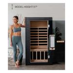 SaunaBox The SOLARA Full-Spectrum Infrared Sauna w/ Medical-Grade Red Light Therapy - Thumbnail 12 of 23