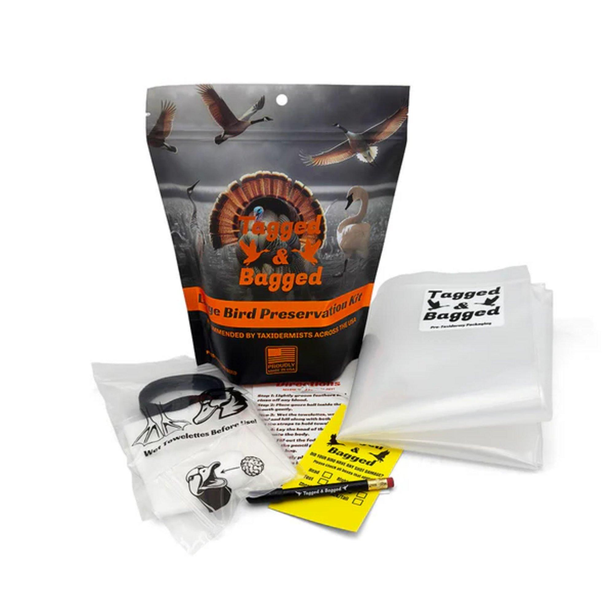 Tagged & Bagged Large Bird Preservation Kit - Tagged and Bagged