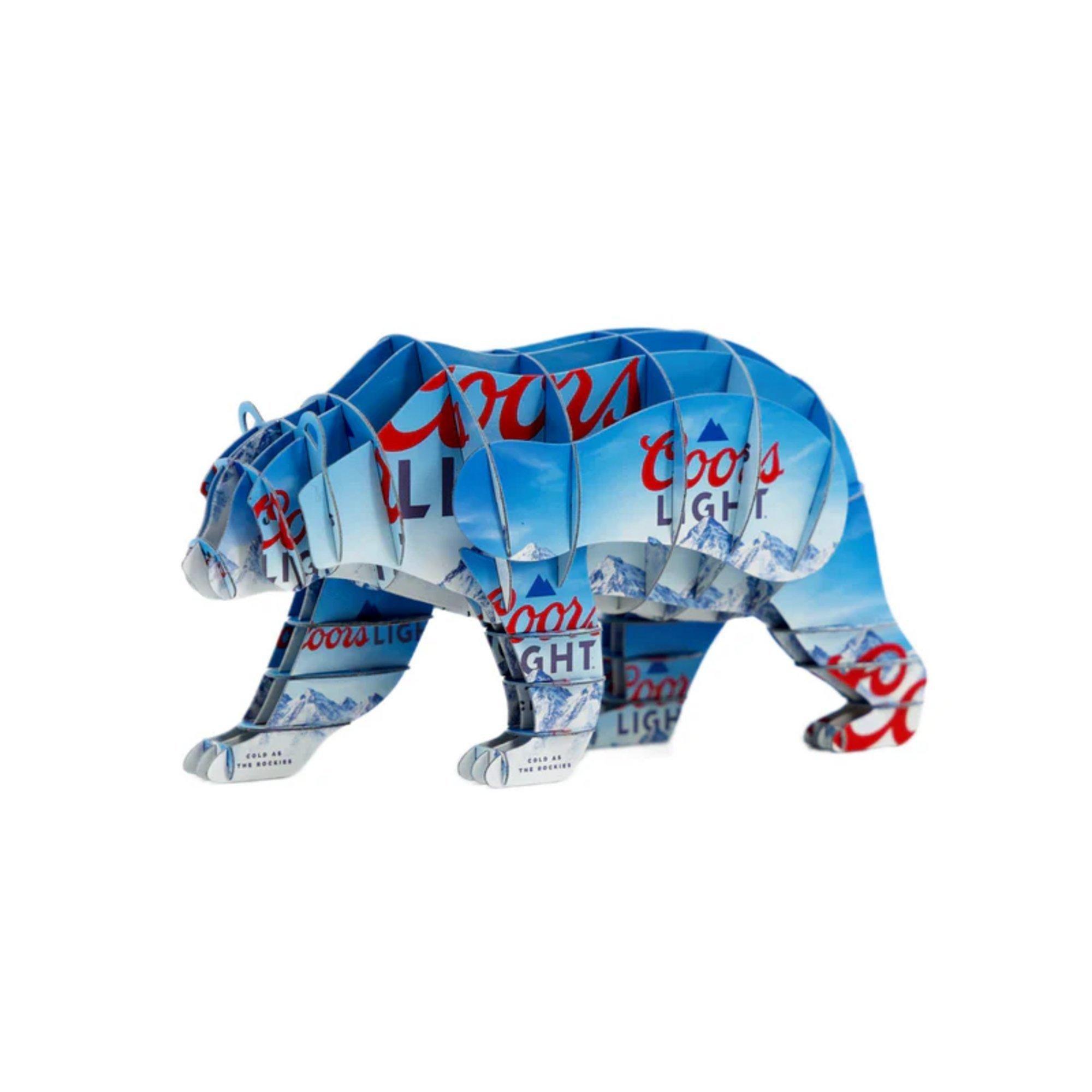 Beer Deer Coors Light Bear CANimal 3D Mini Tabletop Trophy - Beer Deer