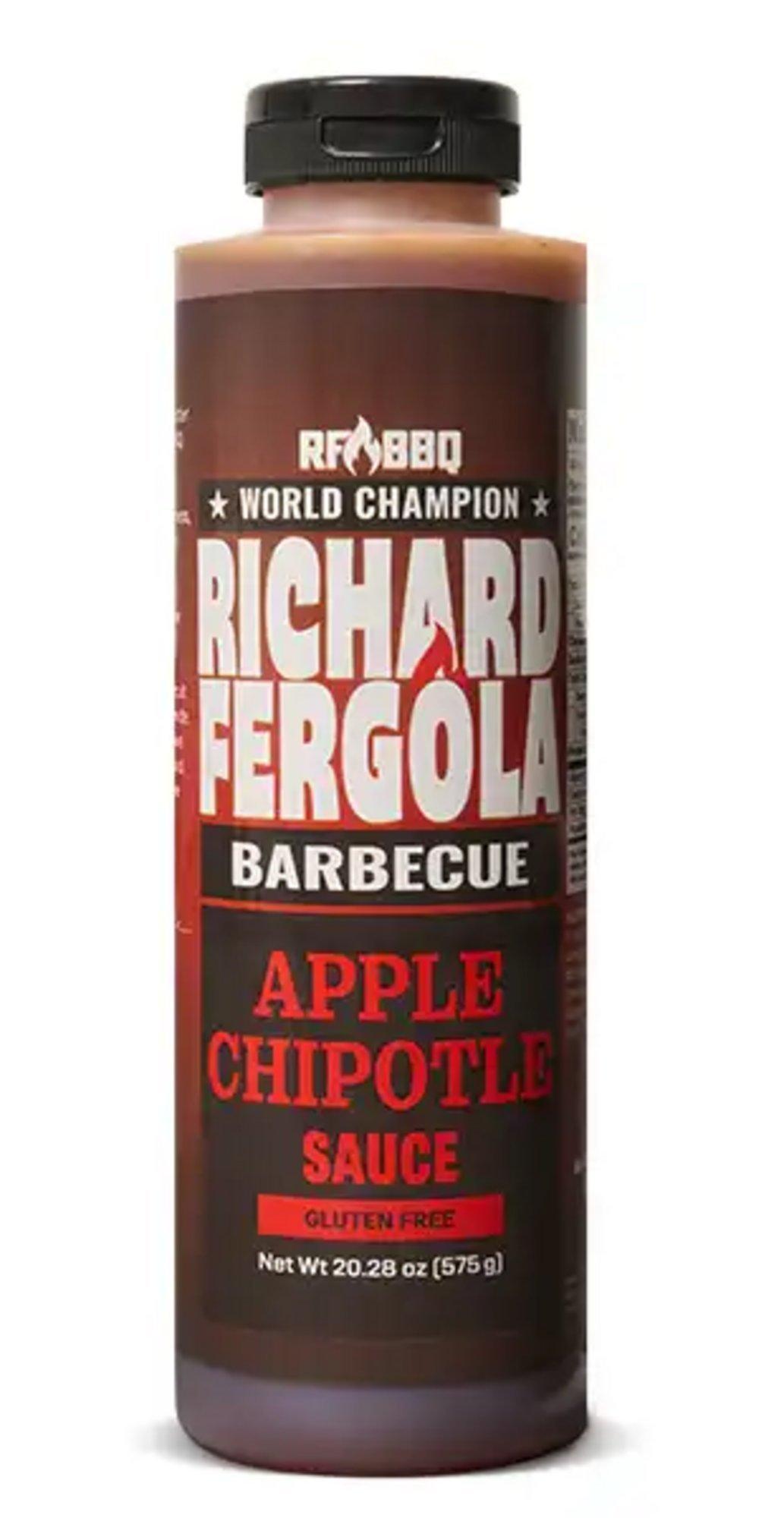 Richard Fergola Apple Chipotle BBQ Sauce 20.28 oz. - Richard Fergola BBQ