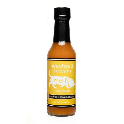 Merfs Condiments Peaches & Screams Hot Sauce 5 oz - Primary Image