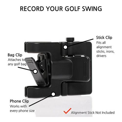 SelfieGolf Ultimate Cell Phone Clip System - Primary Image