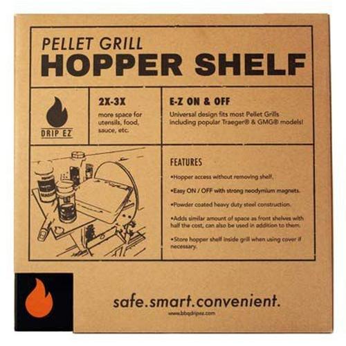Drip EZ Magnetic Pellet Grill Hopper Shelf - Primary Image