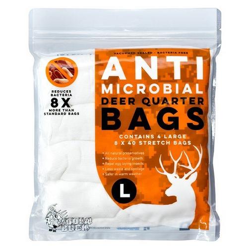 Koola Buck Large Antimicrobial Deer Quarter Bags - 4 Pack - Primary Image