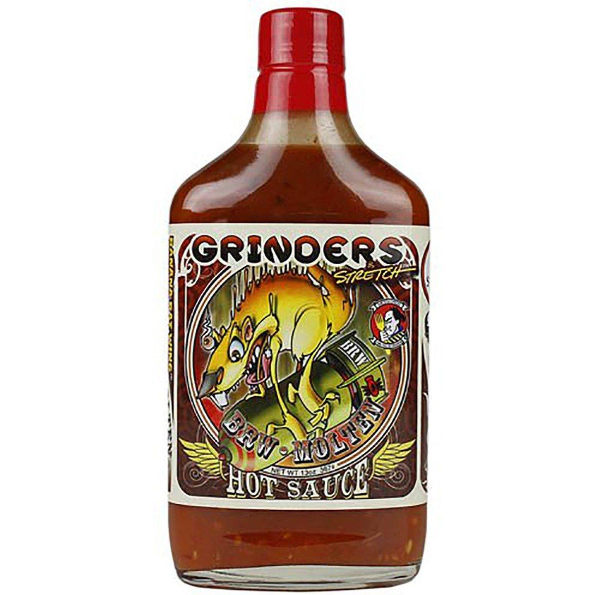 Grinders BRW Molten Hot Sauce - Stretch Specialties Llc
