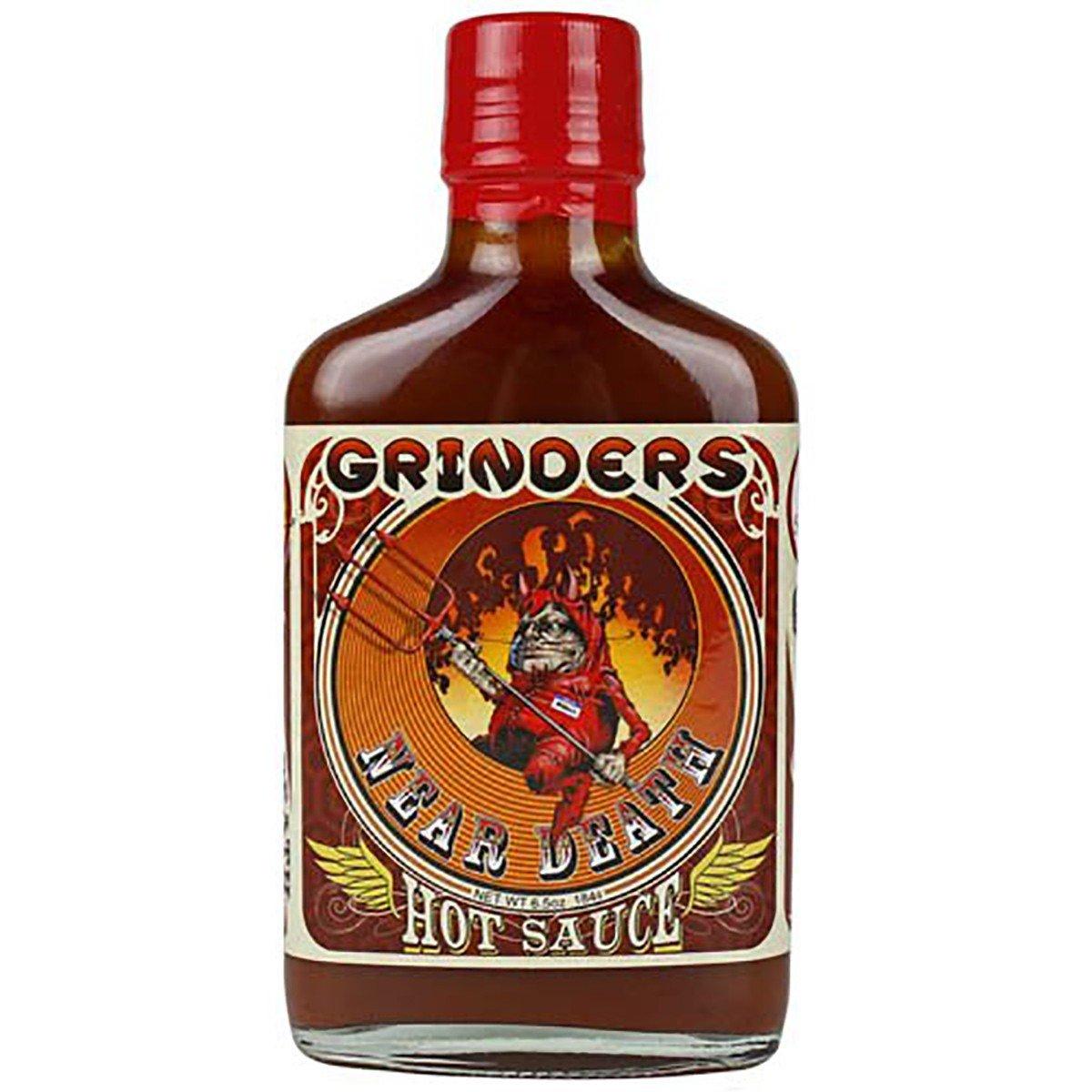Grinders Near Death Hot Sauce - Stretch Specialties Llc