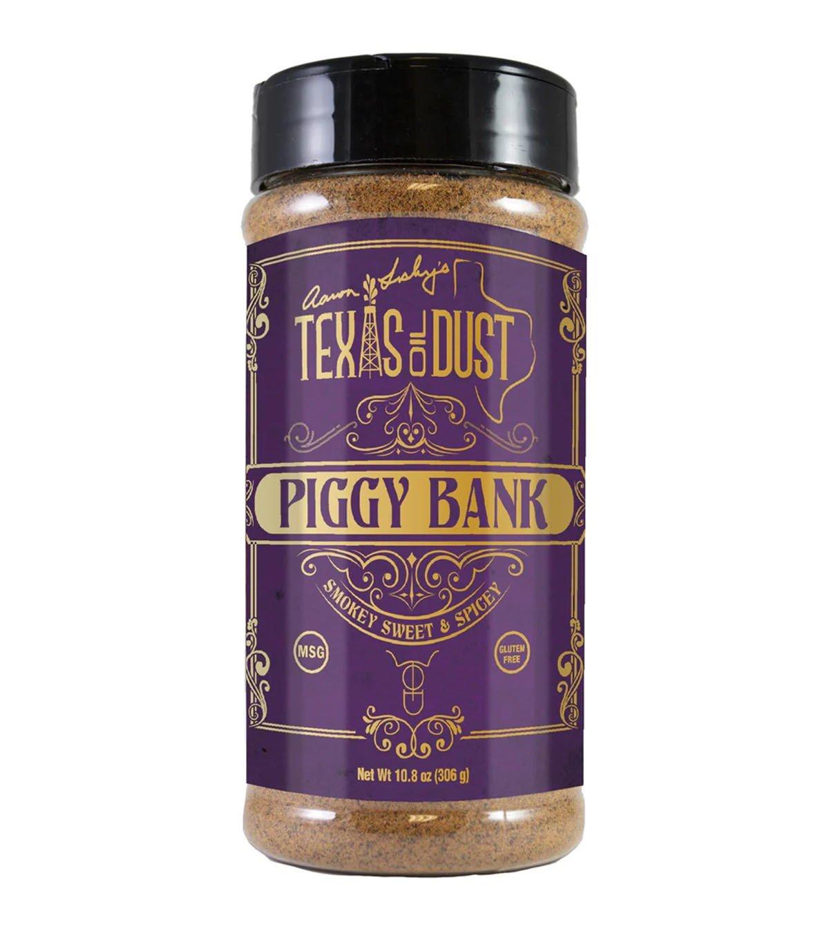 Texas Oil Dust Piggy Bank Rub - Texas Oil Dust