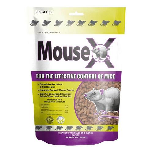 MouseX Non-Toxic Bait Pellets For Mice 8 oz 1 pk - Primary Image