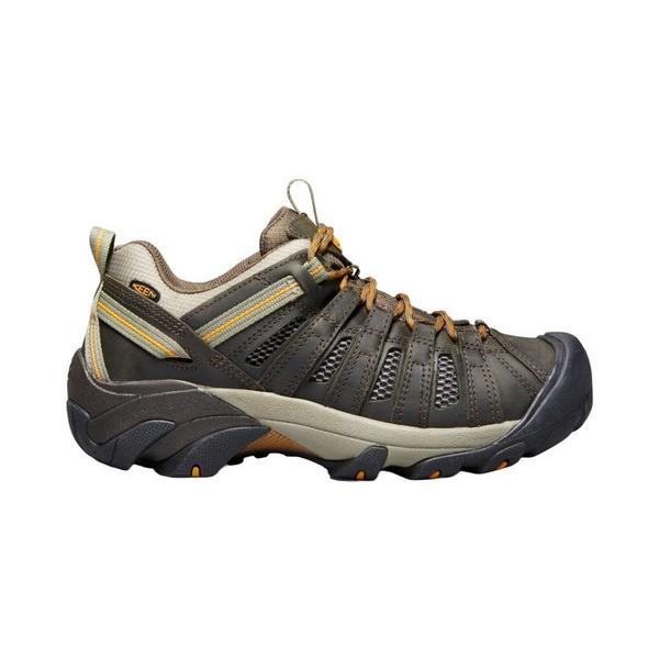 Men's KEEN Voyageur Hiking Shoes 12 Regular Black Olive/Inca Gold