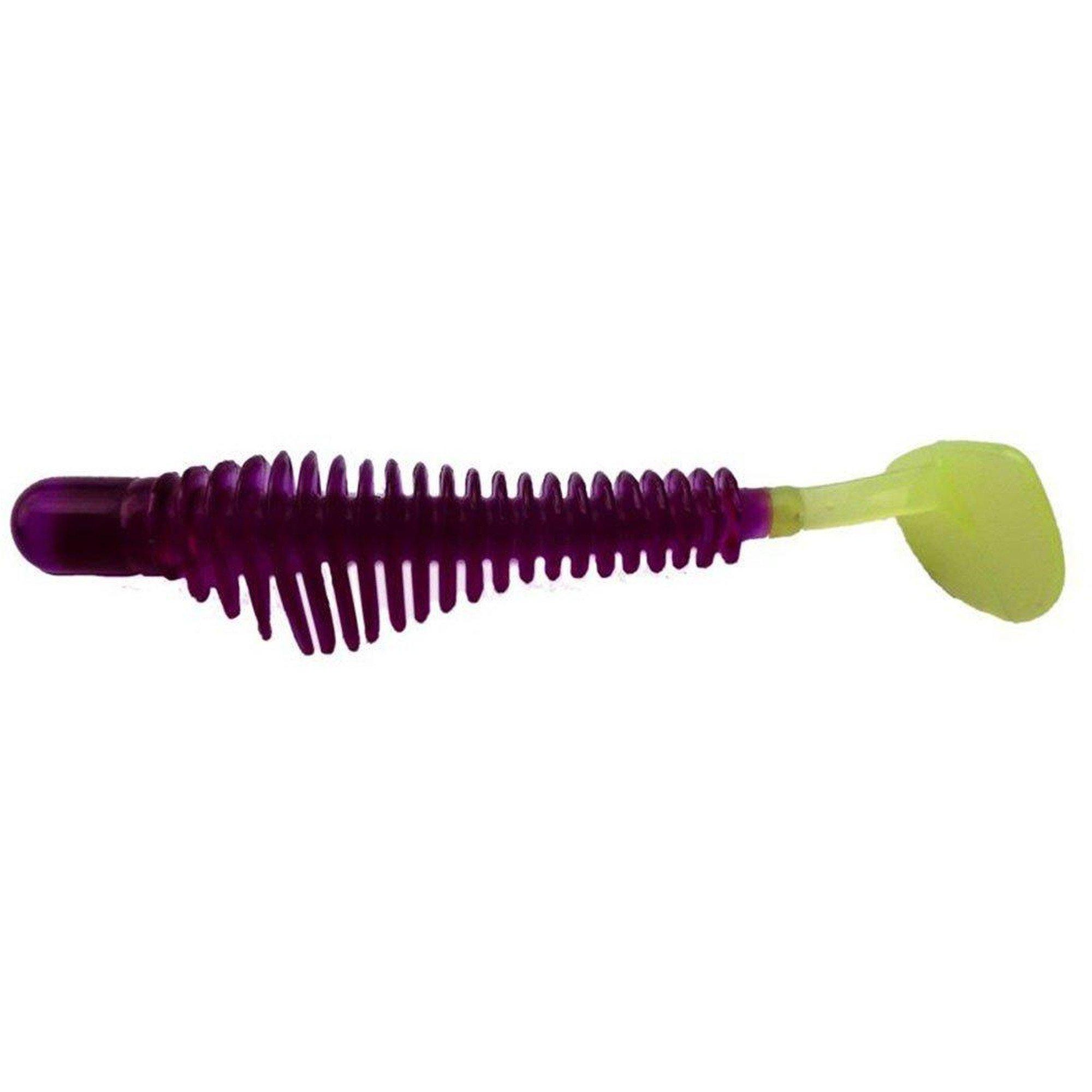 Purple/Chartreuse Tail - B Fish N AuthentX Pulse-R