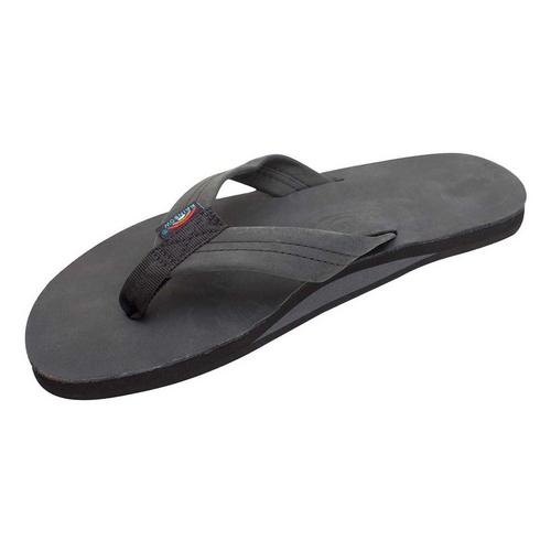 Men's Rainbow Single Layer Premier Leather Flip Flop Sandals - Primary Image