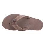 Men's Rainbow Single Layer Premier Leather Flip Flop Sandals - Thumbnail 4 of 5