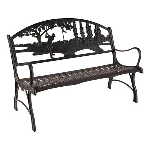 Painted Sky Designs Golf Garden Bench - Primary Image