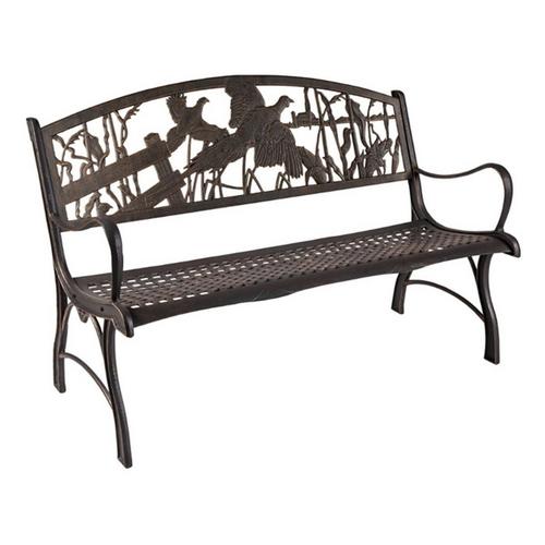 Painted Sky Designs Pheasant Garden Bench - Primary Image