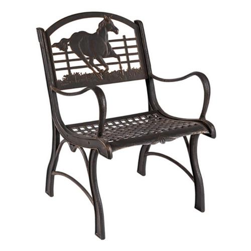 Painted Sky Designs Running Horse Patio Chair - Primary Image