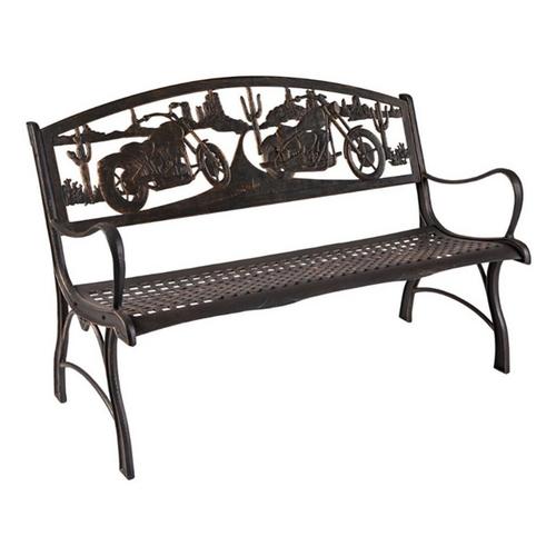 Painted Sky Designs Motorcycle Garden Bench - Primary Image