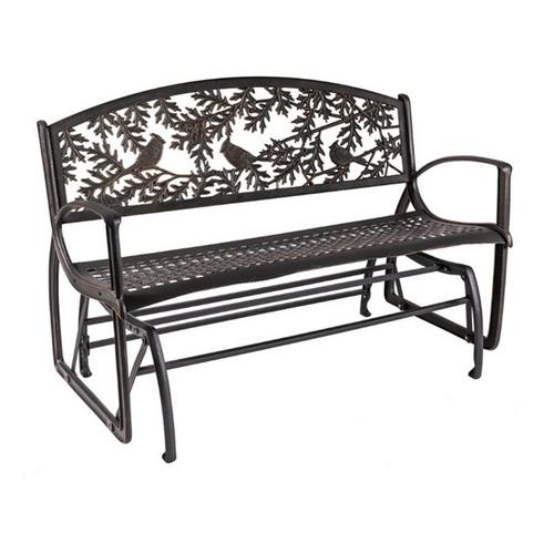 Painted Sky Designs Cardinal Patio Glider Bench - Primary Image