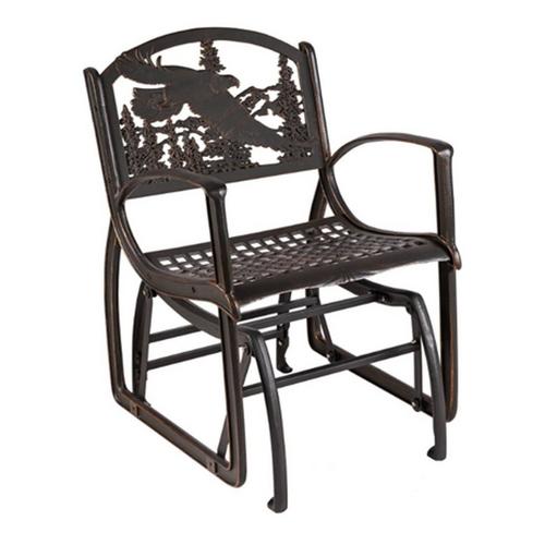 Painted Sky Designs Eagle Patio Glider Chair - Primary Image