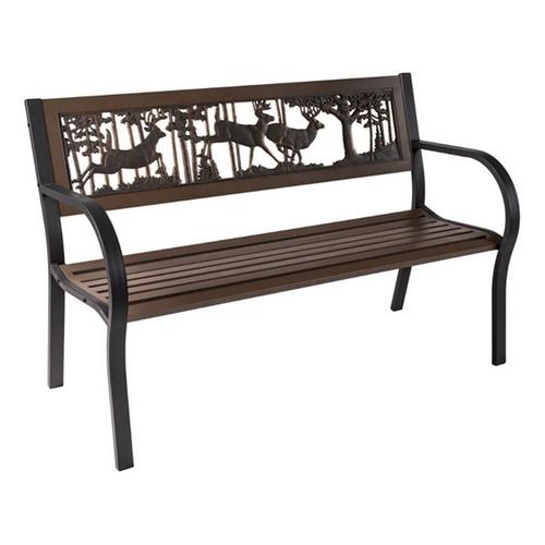 Painted Sky Designs Bucks Tube Steel Garden Bench - Primary Image