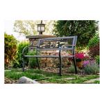 Painted Sky Designs Loon Tube Steel Bench - Thumbnail 2 of 2