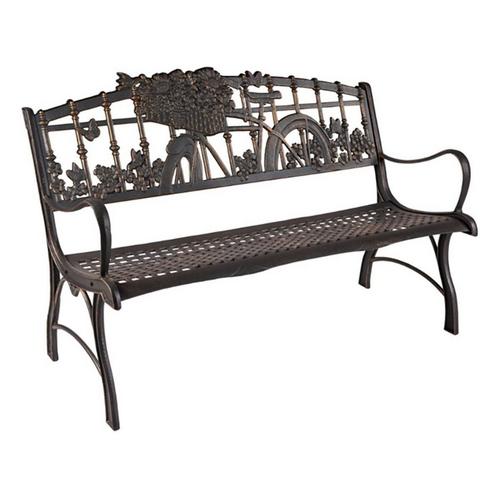 Painted Sky Designs Vintage Bicycle Garden Bench - Primary Image