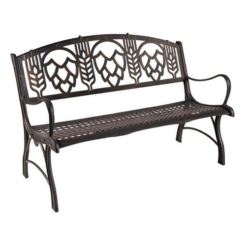 Painted Sky Designs Hops Garden Bench - Primary Image