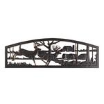 Painted Sky Designs Running Whitetails Patio Glider Bench - Thumbnail 2 of 2