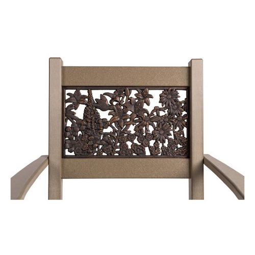 Painted Sky Designs Poly+ Dining Chairs with Arms (Wildflower Insert) - Primary Image