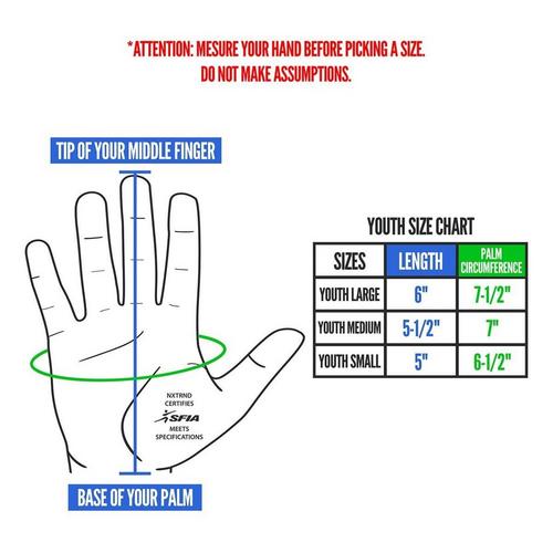 Youth NXTRND G1 Football Gloves - Primary Image