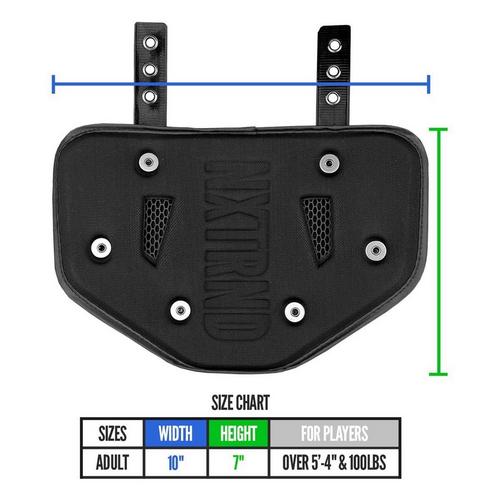 Adult NXTRND B-Plate Football Back Plate - Primary Image