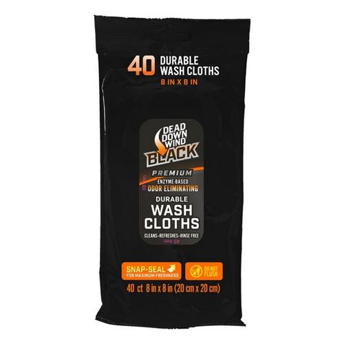 Dead Down Wind Black Premium Wash Cloths - Primary Image