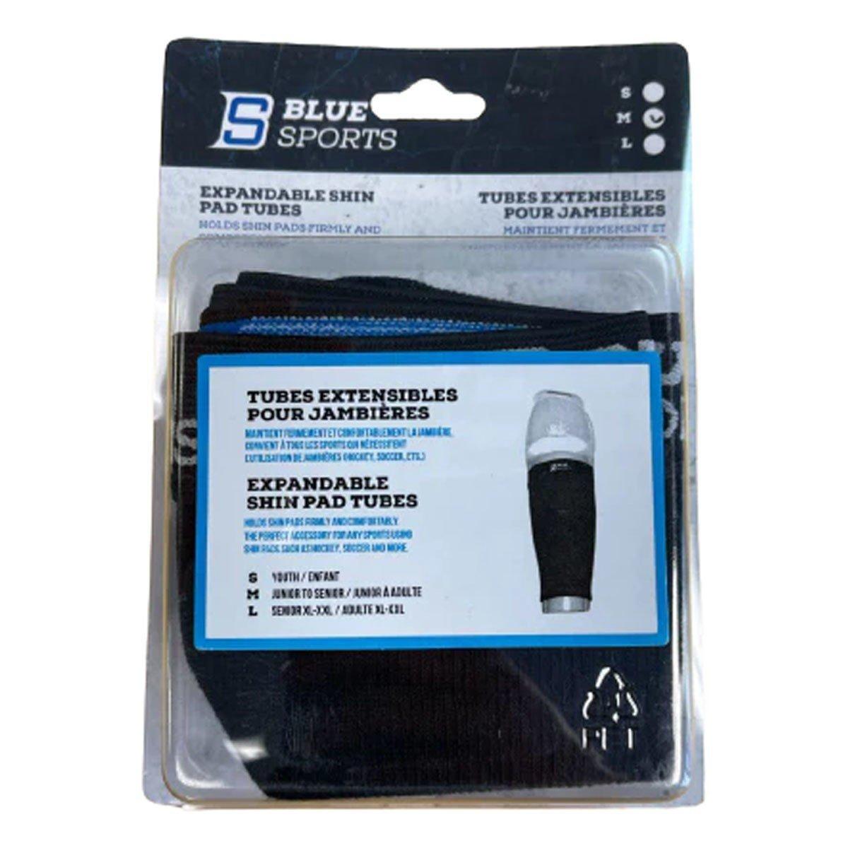 Blue Sports Expandable Shin Pad Tubes