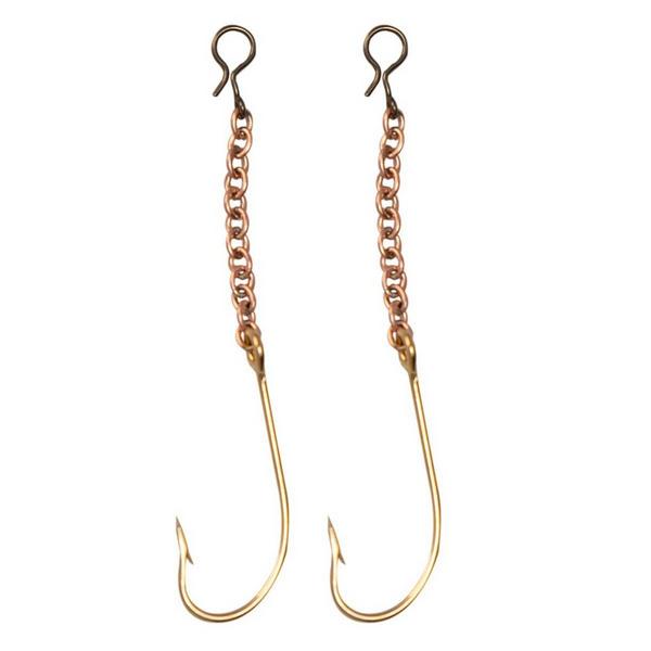 SHUCKS LURES Shucks Jig Hook with Chain 2 pack