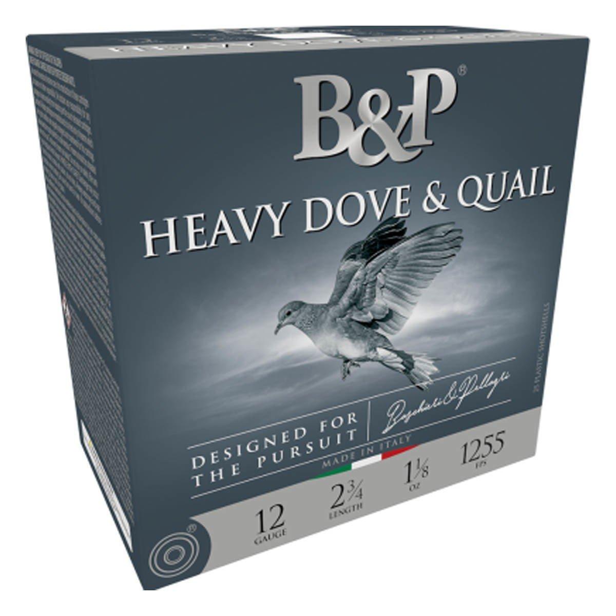 B&P Heavy Dove & Quail Hunting 12 Gauge Shotshells 25 Round Box