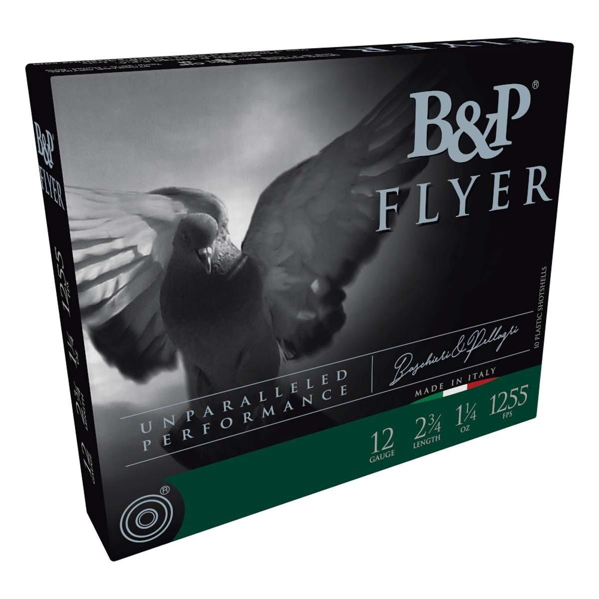 B&P Competition Flyer Target 12 Gauge Shotshells 10 Round Box