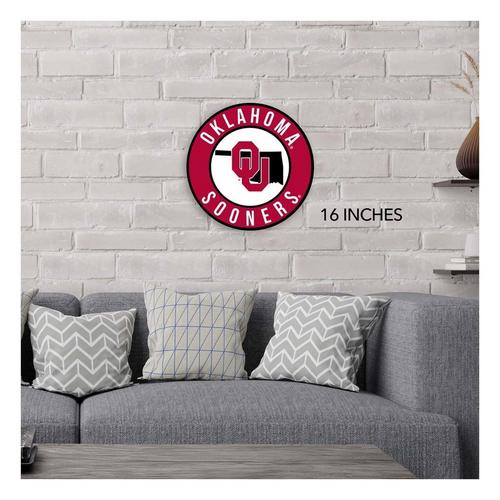 Fan Creations Oklahoma Sooners State Circle Sign - Primary Image