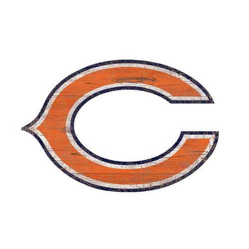 Fan Creations Chicago Bears Distressed Logo Sign - Primary Image