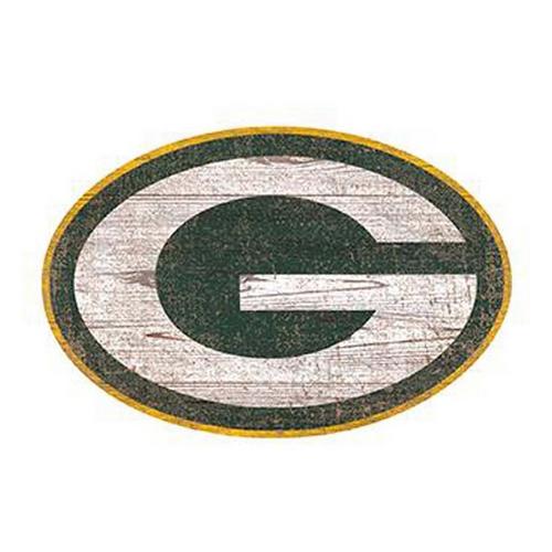 Fan Creations Green Bay Packers Distressed Logo Sign - Primary Image