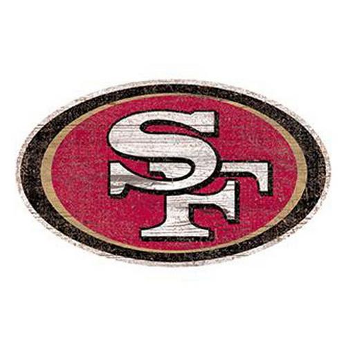 Fan Creations San Francisco 49ers Distressed Logo Sign - Primary Image