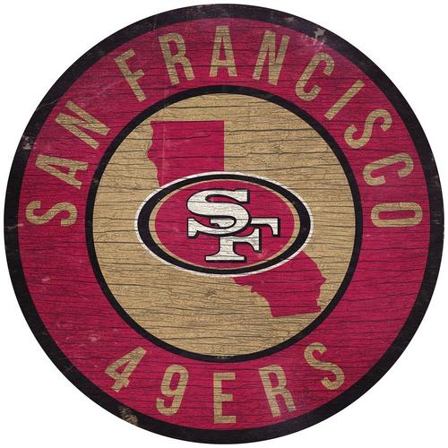 Fan Creations San Francisco 49ers Circle State Sign - Primary Image