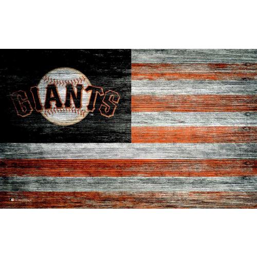 Fan Creations San Francisco Giants Distressed Flag Sign - Primary Image