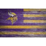 Fan Creations Minnesota Vikings Distressed Flag Sign - Thumbnail 1 of 2