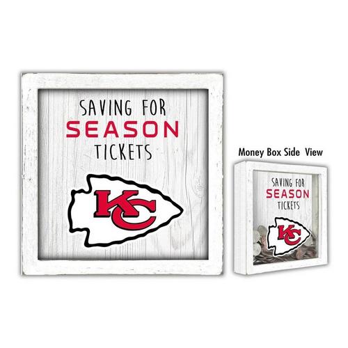 Fan Creations Kansas City Chiefs Saving For Tickets Money Box - Primary Image