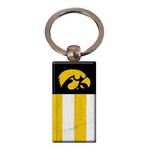Fan Creations Iowa Hawkeyes Wooden Flag Keychain - Thumbnail 1 of 2