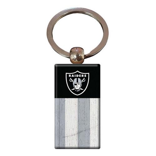 Fan Creations Las Vegas Raiders Wooden Flag Keychain - Primary Image