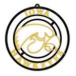 Fan Creations Iowa Hawkeyes Team Color Cut Out Circle - Thumbnail 1 of 2